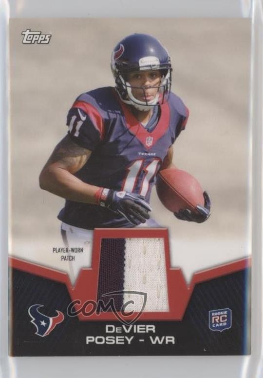 2012 Topps Rookie Patch DeVier Posey #RP-DP Patch RC 0ei4