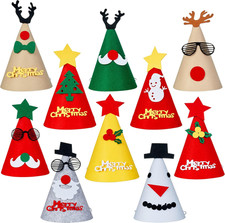 Festive Christmas Hats and Crackers for Parties - Fun Props for All Ages