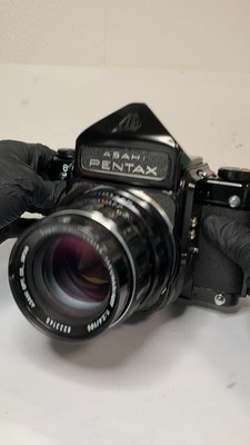 ASAHPENTAX 6×7 ASAHPENTAX 6×7 Pentax ZX-7 SLR 35mm Film Camera & Pentax 28-80mm