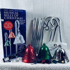 Mr. Christmas Musical Bells of Christmas LED Pathway Lights Multicolor 30 Songs