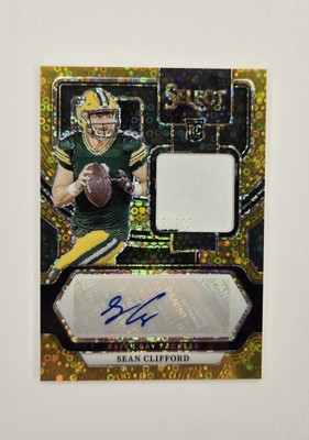 2023 Select Sean Clifford Rookie Patch Auto RPA /10 GOLD Packers Patch PSU RC