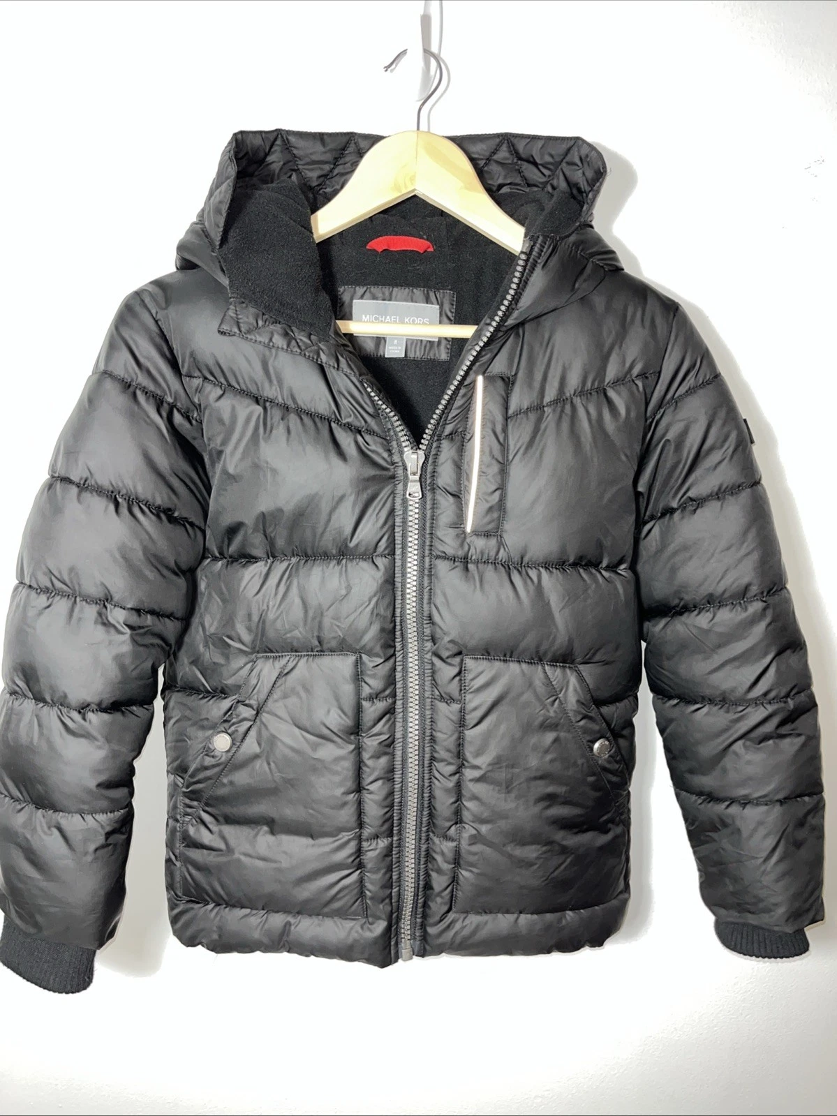 CAPPOTTO PUFFER MICHAEL KORS NERO RAGAZZO TAGLIA 8