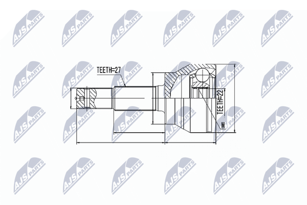NTY Gelenksatz, Antriebswelle NPZ-NS-083 FüR Infiniti Passend FüR Nissan-image