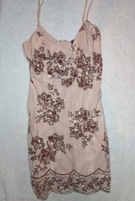 Windsor Radiate Sequin V-Neck Mini Dress