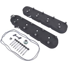 Cast Aluminum Tall Ls Engine Valve Covers Kit Aluminum Replace For Gm Ls Engines