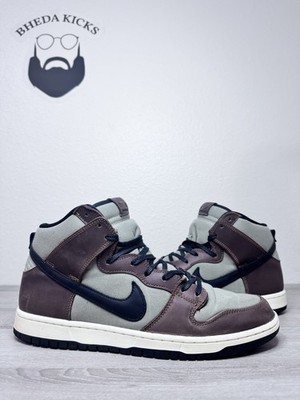 Size 13 - Nike Dunk SB Pro High Baroque Brown BQ6826-201 Preowned Men s Sneaker