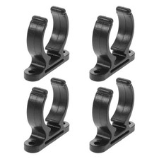 4Pcs Black Nylon Paddle Clips Durable Paddle Holder for Kayak Canoe Rowing