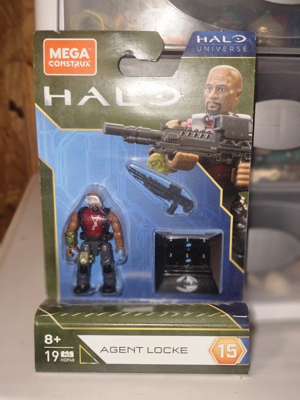 Mega Construx Halo Universe Agent Locke Action Figure NEW W/ SOME SHELF WEAR