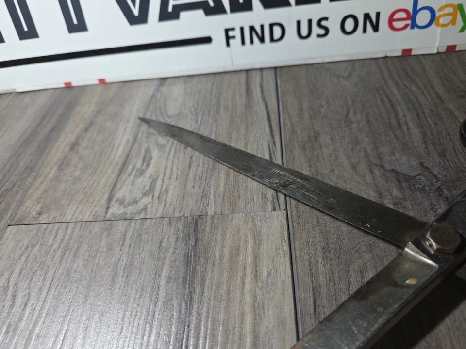 VINTAGE CLAUSS 14 INCH SCISSORS NO. 3754 Blueprint Shears - Image 4 of 4