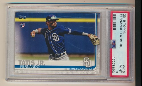 2019 TOPPS ROOKIE SCRATCHED SURFACE SLAB PSA 9 FERNANDO TATIS JR PADRES