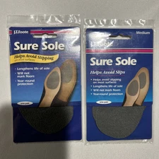 J. T. Foote Sure Sole Anti-Slip Pads 2 Pair Medium New USA