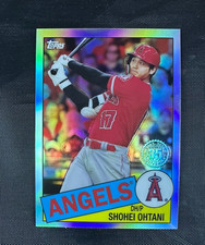 2020 Topps Chrome Baseball 1985 35th Anniversary Refractor #85TC-7 Shohei Ohtani