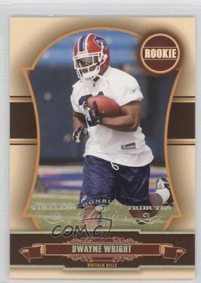 2007 Donruss Classics Timeless Tributes Gold 11/25 Dwayne Wright Rookie RC 0e5