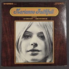MARIANNE FAITHFULL Self Titled 1965 Vinyl Record LP LONDON PS 423 Stereophonic