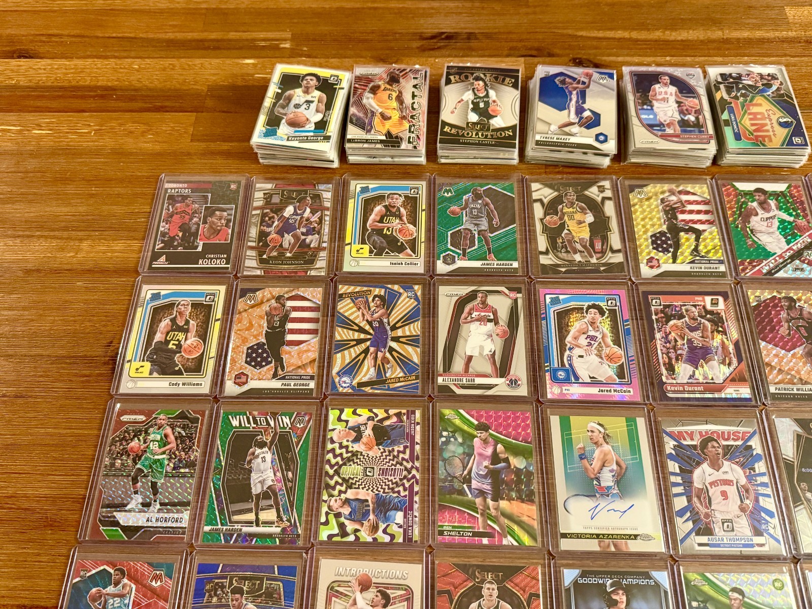 HUGE 200+ Sports Card VALUE LOT Numbered Auto Patch Insert HOF Rookie RC NBA NFL view 2
