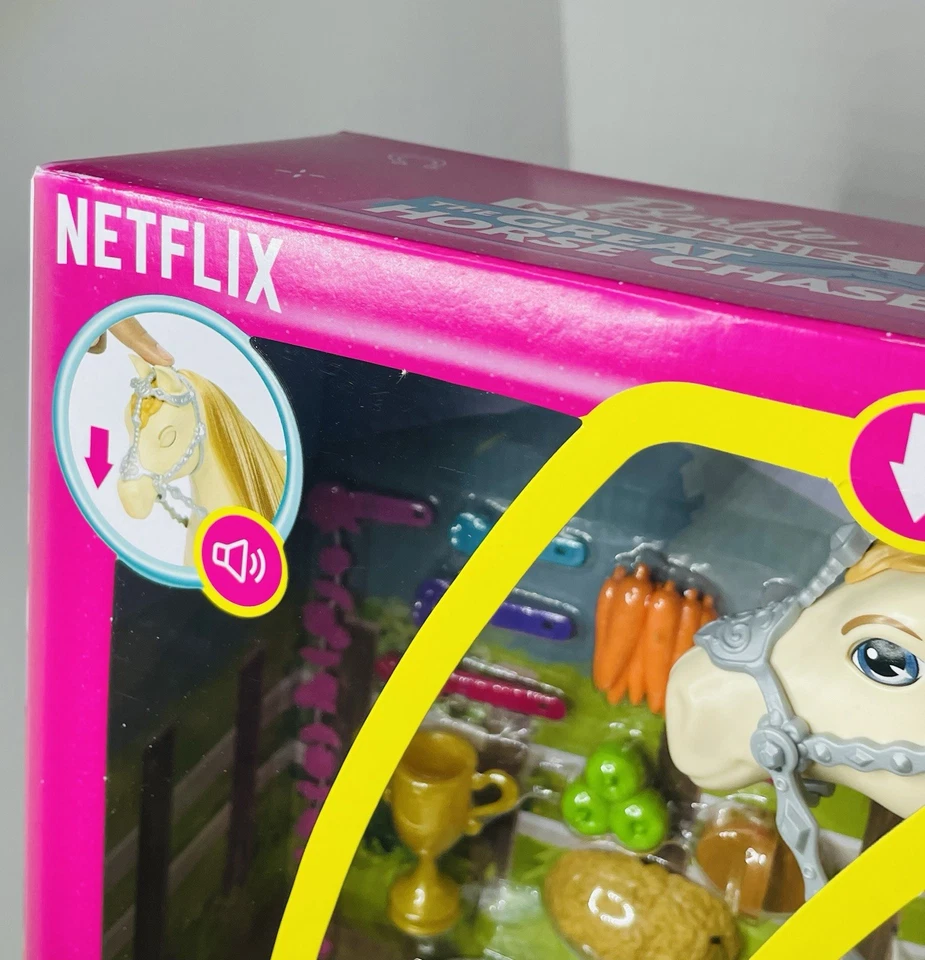 Barbie Misterios El Gran Caballo Persecución Juguete Caballo Con Sonidos y Música Nuevo Precintado Foto 2 de 4