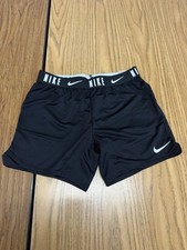 Nike Girls Black Dri-fit Trophy Training Shorts DA1099-010 M