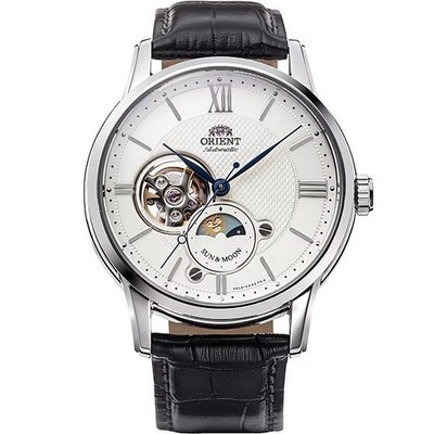 Orient Star RN-AS0003S Sun & Moon Open Heart Automatic Watch Sapphire From Japan