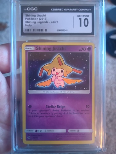 Shining Jirachi graded CGC 10 for sale on eBay