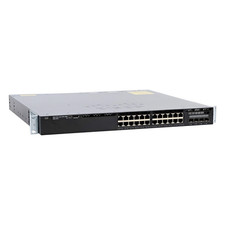 Cisco WS-C3650-24PS-S 24-Port Gigabit PoE 3650 Switch w/ PWR, 1 Year Warranty