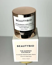 BeautyBio The Quench Eye Balm 0.5 oz / 14g Pro-Strength Brightening NEW