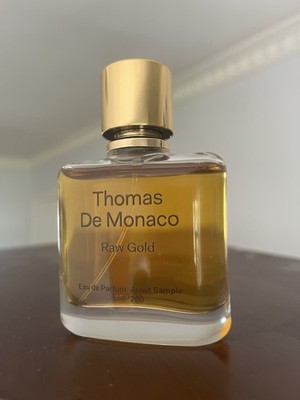 THOMAS DE MONACO RAW GOLD Eau de Parfum Artist Sample Sample Size 186/200