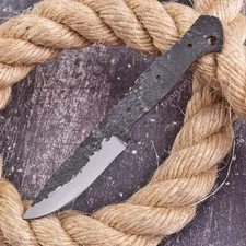 8'' 1095 High Carbon Steel Knife Blank Blade DIY Bushcraft Hunting Knife Making