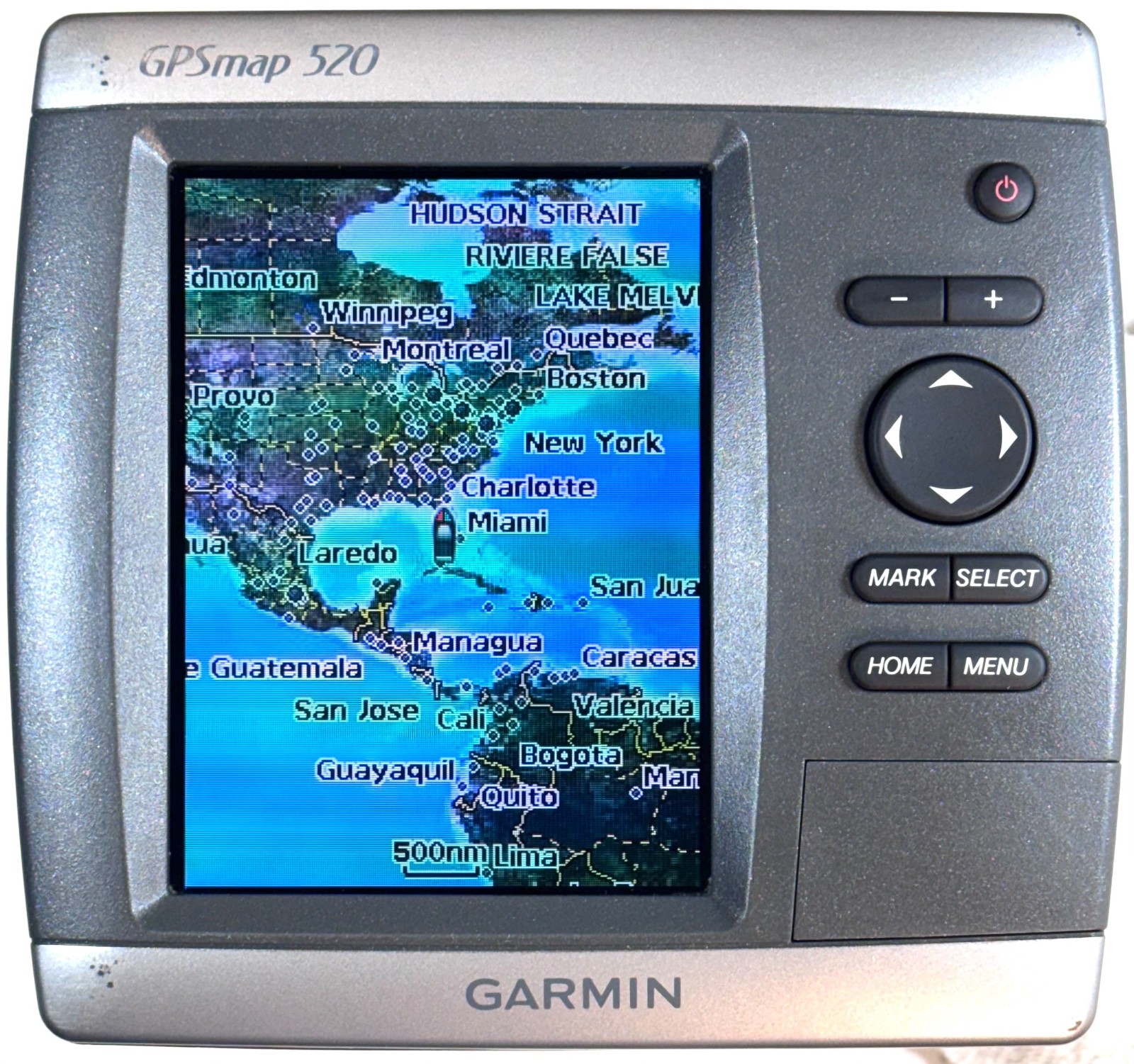 Map 520 Chartplotter Gps Marine Navigation *excellent*