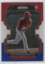 2022 Panini Prizm Tier II Red White & Blue Prizm Reiver Sanmartin #160 0t2