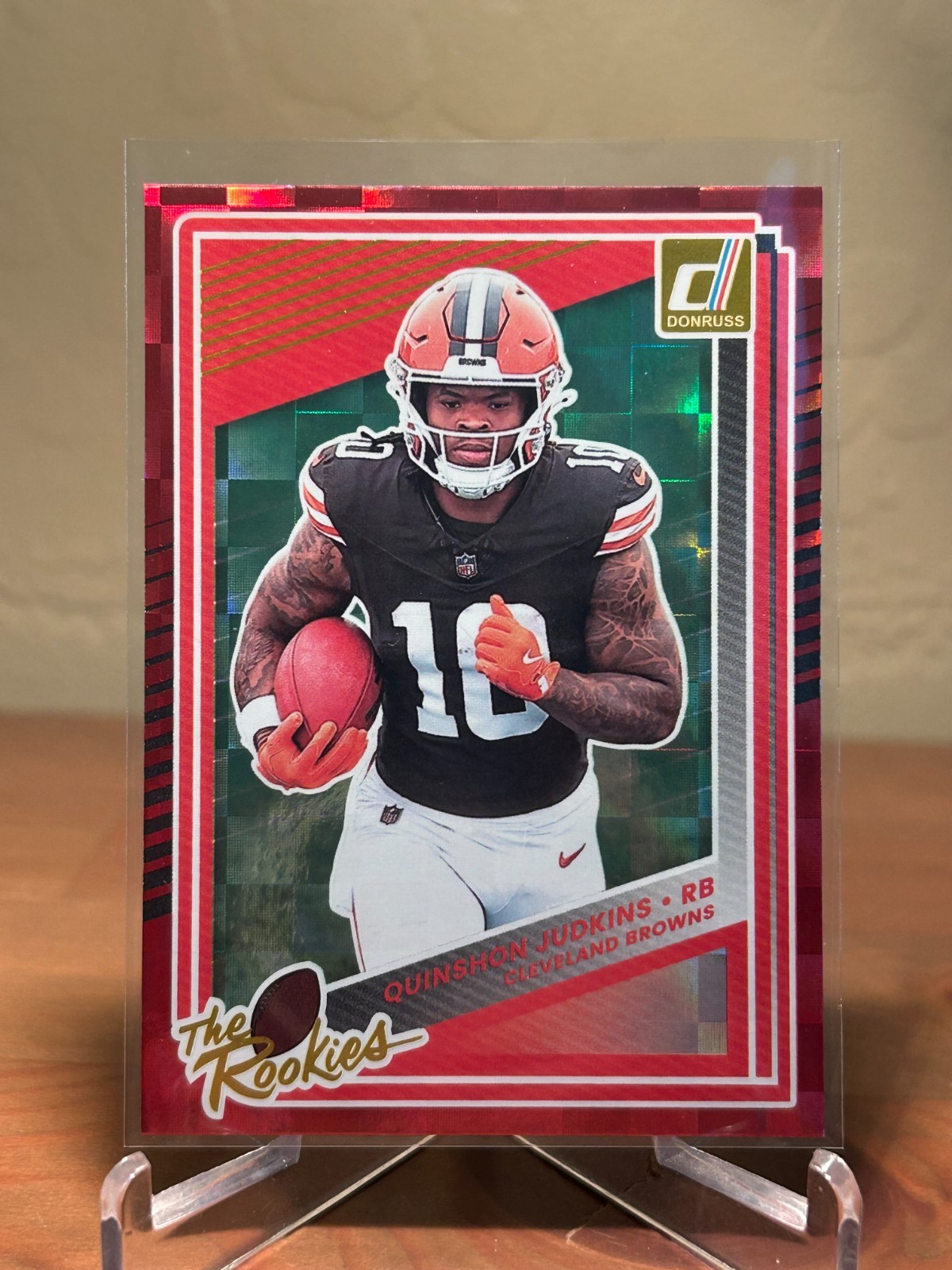 2025 Donruss Quinshon Judkins The Rookies #26 Cleveland Browns