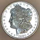 1880 O MORGAN DOLLAR**CHOICE BU***PROOF LIKE**SCARCE DATE PL*** NR #64924