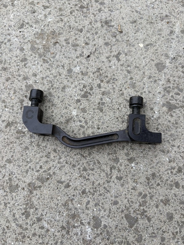 Hope Mount C-Post Disc Brake Adapter - Post Caliper to Post F-203/R-203