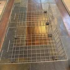 Vintage Metal Wire Basket Office Desk Paper T...