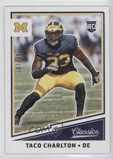 2017 Panini Classics Rookies Red Back 287/299 Taco Charlton #285 1r5