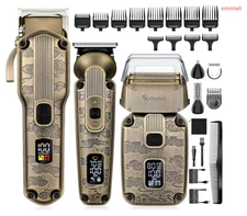 Beard Trimmer Kit Hair Clipper Set Professional Electric Foil Shaver Razor