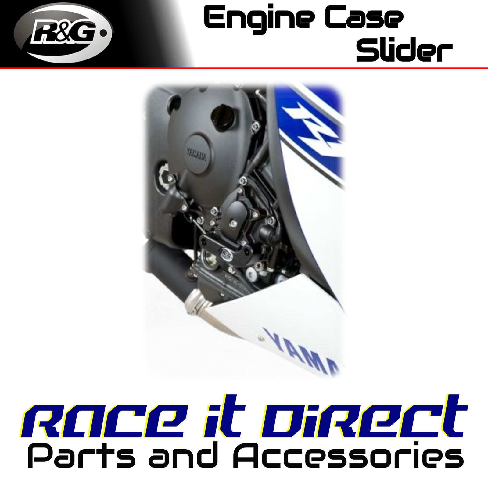 Engine Case Sliders for Yamaha YZF-R1 2009-2014 RHS R&G