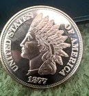 1877 * KEY DATE * 1 INDIAN HEAD PENNY