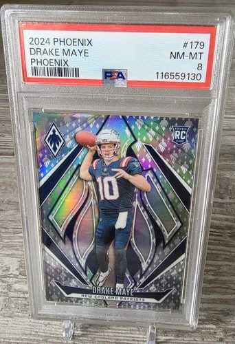 2024 PANINI PHOENIX #179 DRAKE MAYE PHOENIX PSA 8 /399 LOW POP RARE