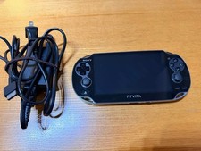 Sony PlayStation PS Vita PCH-1000 Crystal Black CIB w/charger