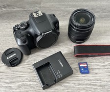 Canon EOS 1300D 18.0MP DSLR Camera - Black (Kit w/ EF-S 18-55mm)