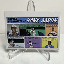 2022 Topps Heritage - 1973 Topps Comics Hank Aaron #73TC-22