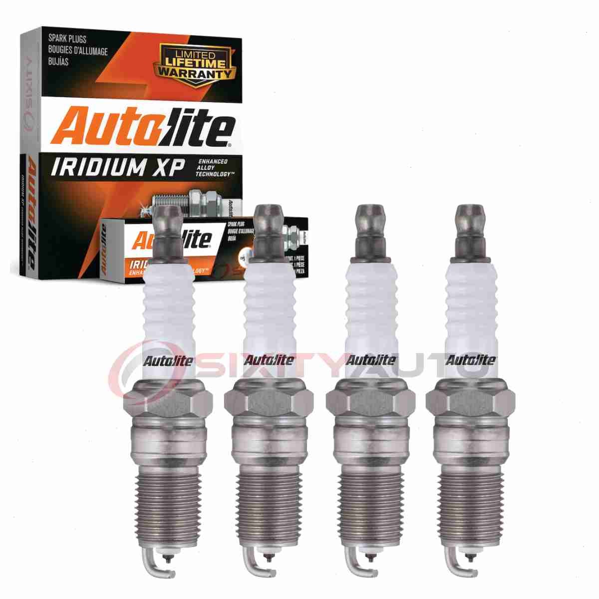 4 pc Autolite Iridium XP Spark Plugs for 1995 Chevrolet Cavalier 2.3L L4 kr