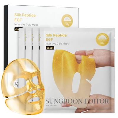 SUNGBOON EDITOR Silk Peptide EGF Intensive Gold Overnight 4 Count (Pack of 1) 