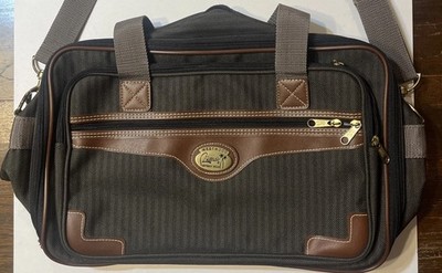Ricardo Beverly Hills Green Smart Duffel Carry-On Bag with Brown Accents Stylish