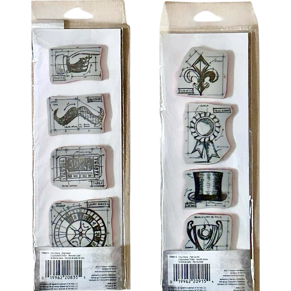 蒂姆·霍尔茨 2 件套迷你蓝图固定邮票 • Ringmaster & High Society 全新带盒 — 第 2/4 张图片