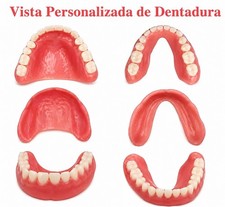 Kit Pr&oacute;tesis Dental Temporal DIY Superior Inferior Ajustable Resina