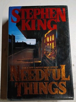 Needful Things by Stephen King (1991, Viking, Hardcover) First Printing 