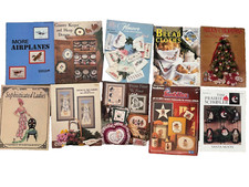 Lot of 10 Assorted CROSS STITCH Pattern Books...