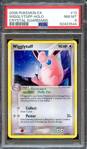 Wigglytuff graded PSA 8 for sale on eBay