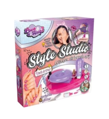 Style Studio Glitzer Airbrush Kunst - Mädchen Geschenk - Brandneu - Kostenlose Lieferung 